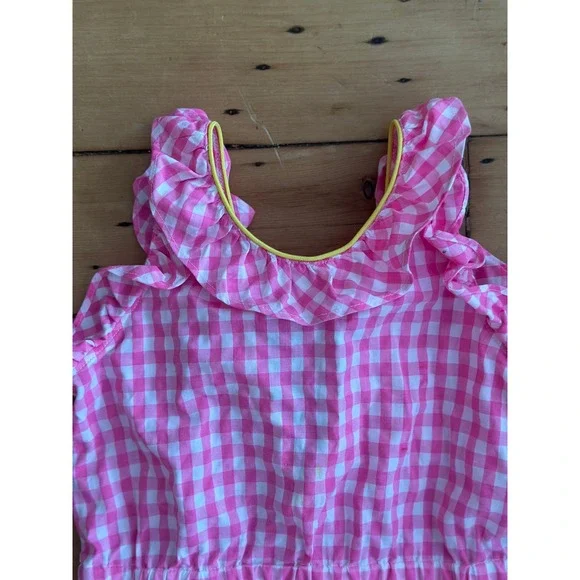 crewcuts Pink Gingham Garden Party Easter Dress - Picture 3 of 5